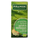 Piramide Groene thee perzik vlierbloesem bio 20 Zakjes