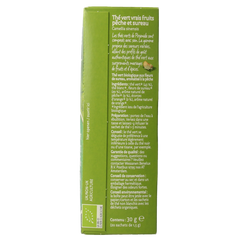 Piramide Groene thee perzik vlierbloesem bio 20.00 Zakjes