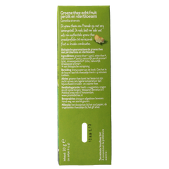 Piramide Groene thee perzik vlierbloesem bio 20 Zakjes