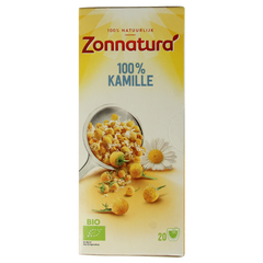 Zonnatura Kamille thee 100% bio 20.00 Zakjes