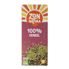Zonnatura Venkel thee 100% bio 20.00 Zakjes