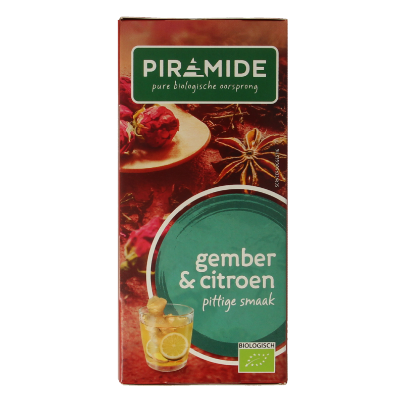 Piramide Citroen en gember bio 20 Stuks