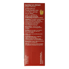 Piramide Citroen en gember bio 20 Stuks