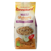 Zonnatura Muesli appel kaneel glutenvrij bio 375 Gram