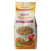 Zonnatura Muesli appel kaneel glutenvrij bio 375 Gram