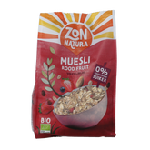 Zonnatura Muesli rood fruit bio 375 Gram