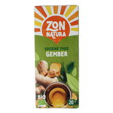 Zonnatura Groene thee gember bio 20 Zakjes