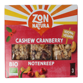 Zonnatura Notenreep cashew cranberry bio 75 Gram