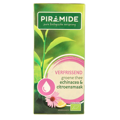 Piramide Verfrissend groene thee citroen & echinacea bio 20 Zakjes