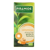 Piramide Oppeppend groene thee gember & curcuma bio 20 Zakjes
