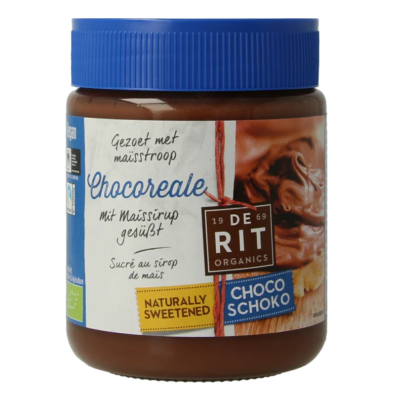 De Rit Chocoreale chocopasta mais stroop bio 270 Gram