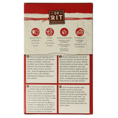 De Rit Chocoreale hagelslag puur bio 225 Gram