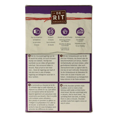 De Rit Chocoreale hagelslag mix bio 225 Gram