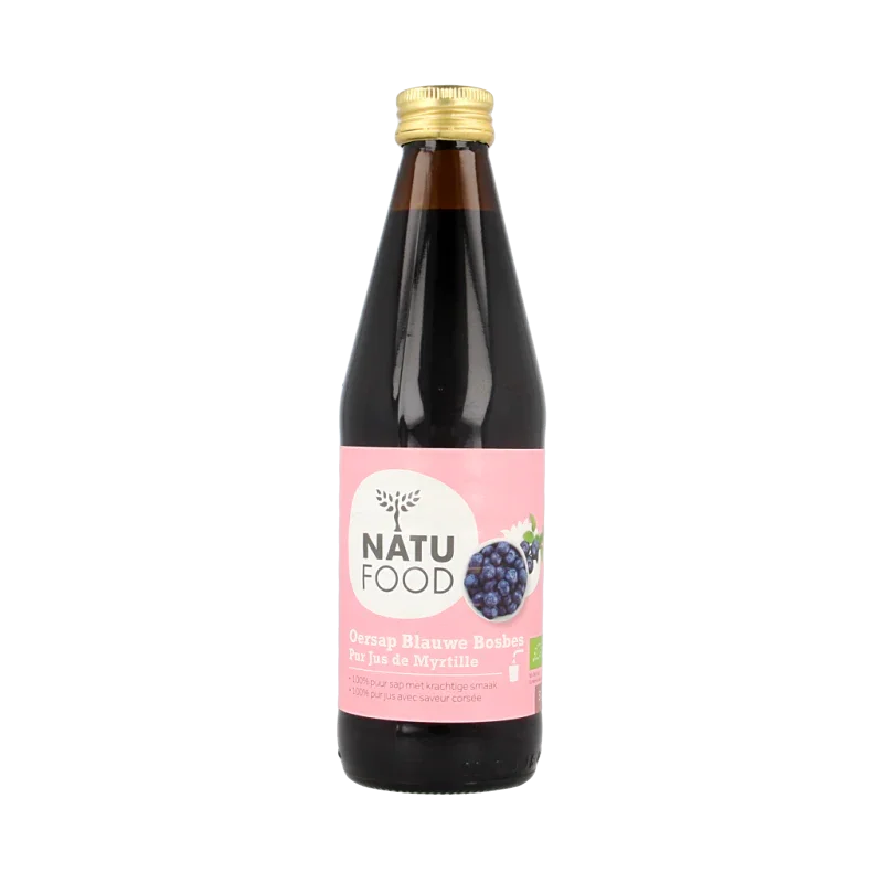 Natufood Bosbessen oersap bio 330 Milliliter