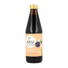 Natufood Zwarte bes oersap vitaal bio 330 Milliliter