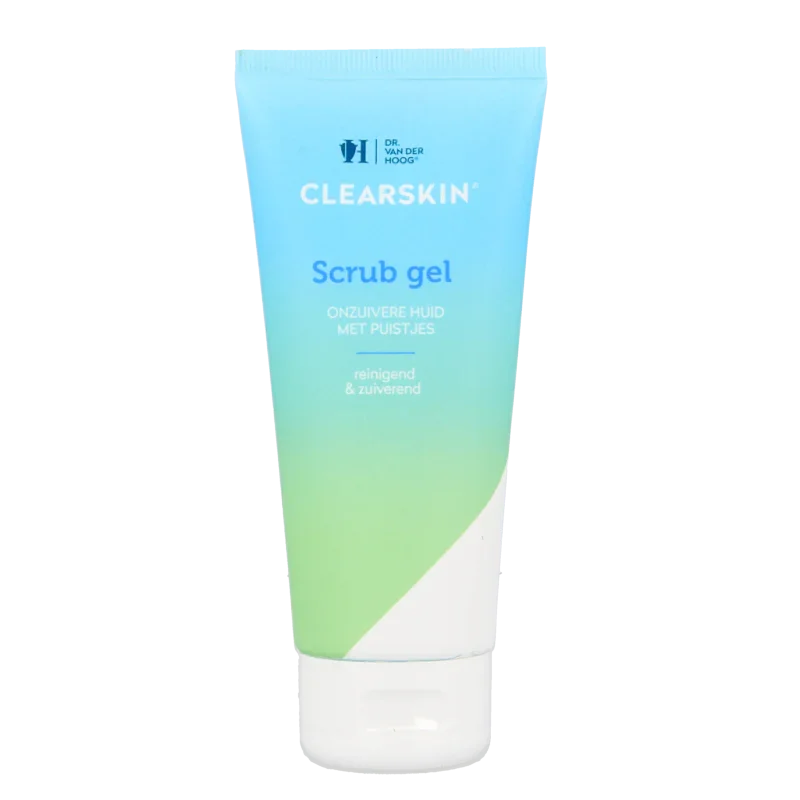 Dr. van der Hoog Clearskin scrub gel tube 100 Milliliter