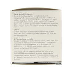 Dr. van der Hoog Nachtcreme hydraterend 50 Milliliter