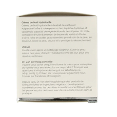 Dr. van der Hoog Nachtcreme hydraterend 50 Milliliter