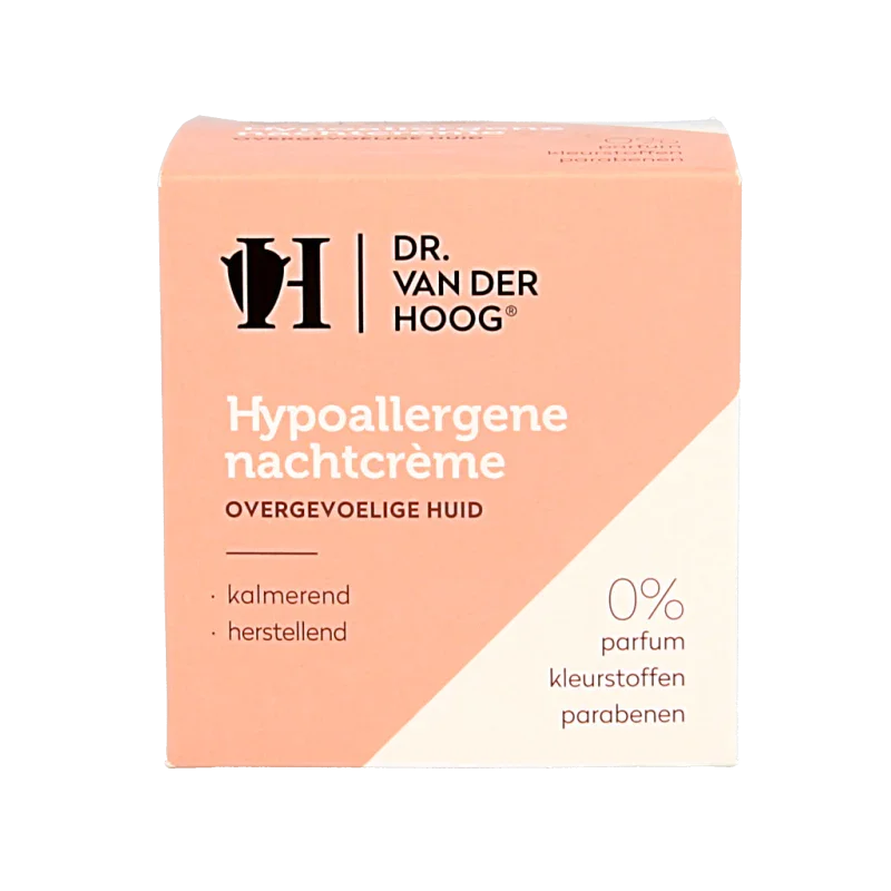 Dr. van der Hoog Nachtcreme hypo allergeen 50 Milliliter
