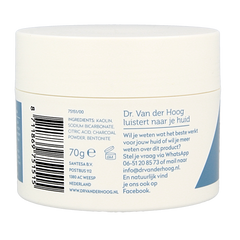 Dr. van der Hoog Poedermasker houtskool 70 Gram