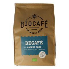 Biocafe Coffee pads caffeinevrij bio 36 Stuks