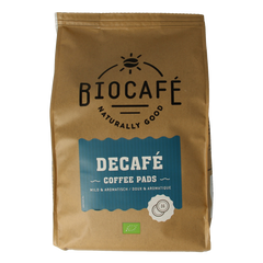 Biocafe Coffee pads caffeinevrij bio 36.00 Stuks
