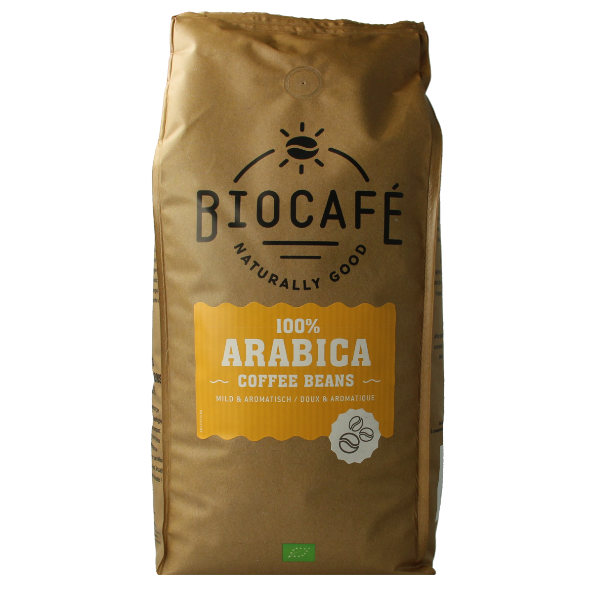 Biocafe Koffiebonen arabica bio 1.00 Kilogram