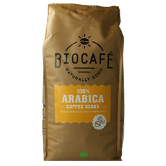 Biocafe Koffiebonen arabica bio 1.00 Kilogram