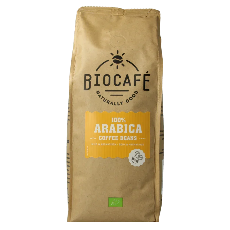 Biocafe Koffiebonen arabica bio 500 Gram