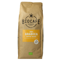 Biocafe Koffiebonen arabica bio 500 Gram