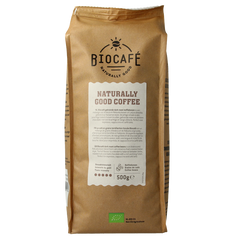 Biocafe Koffiebonen dark roast bio 500 Gram