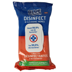 Blue Wonder Desinfect & cleaning wipes 72 Stuks