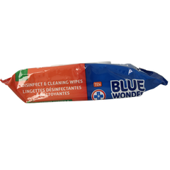 Blue Wonder Desinfect & cleaning wipes 72 Stuks