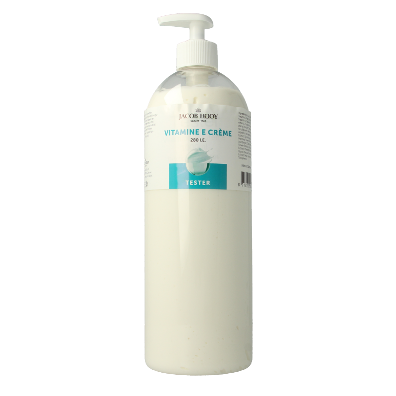 Jacob Hooy Vitamine E creme 1000ml tester 1 Tester