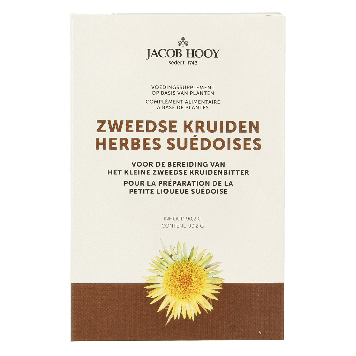 Jacob Hooy Zweedse kruiden klein met kamfer 90.20 Gram