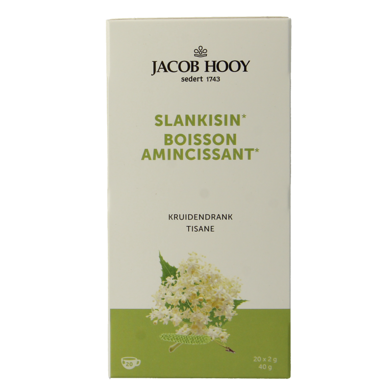 Jacob Hooy Slankisin/slankheidskruiden thee 20 Zakjes