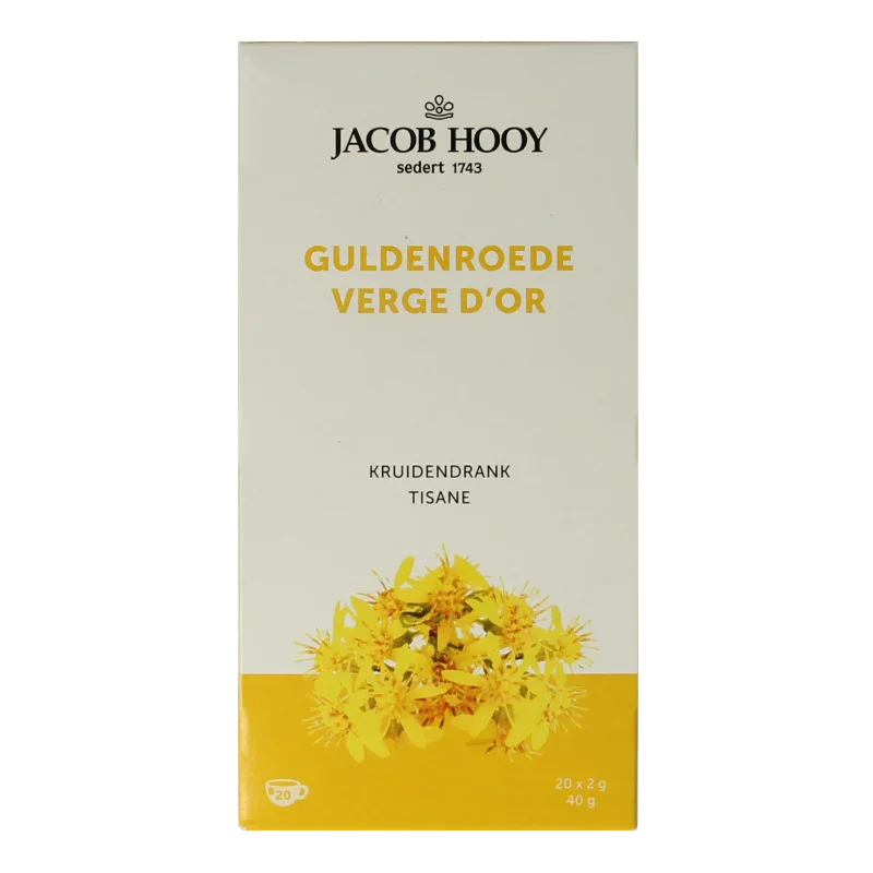 Jacob Hooy Guldenroede thee 20 Zakjes