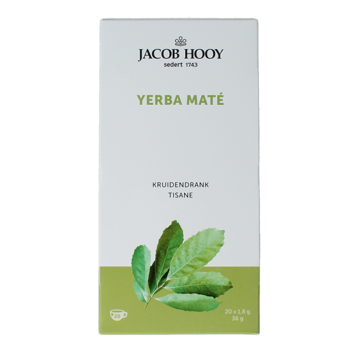 Jacob Hooy Yerba mate thee 20.00 Zakjes