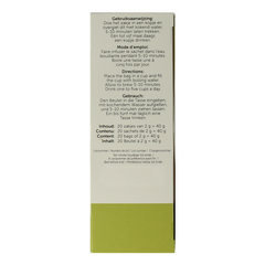 Jacob Hooy Venkel thee 20 Zakjes