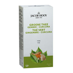 Jacob Hooy Groene thee gember curcuma thee 20 Zakjes
