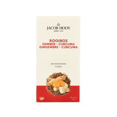 Jacob Hooy Rooibos gember curcuma thee 20.00 Zakjes