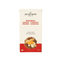 Jacob Hooy Rooibos gember curcuma thee 20 Zakjes