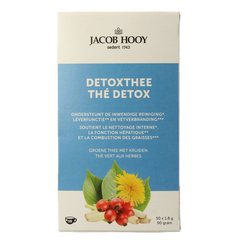 Jacob Hooy Detox theezakjes 50 Zakjes