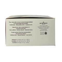Jacob Hooy Rooibosthee sakkies 80 Zakjes