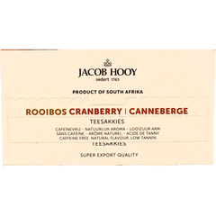 Jacob Hooy Rooibosthee cranberry 40 Zakjes