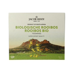 Jacob Hooy Rooibosthee sakkies bio 80 Zakjes