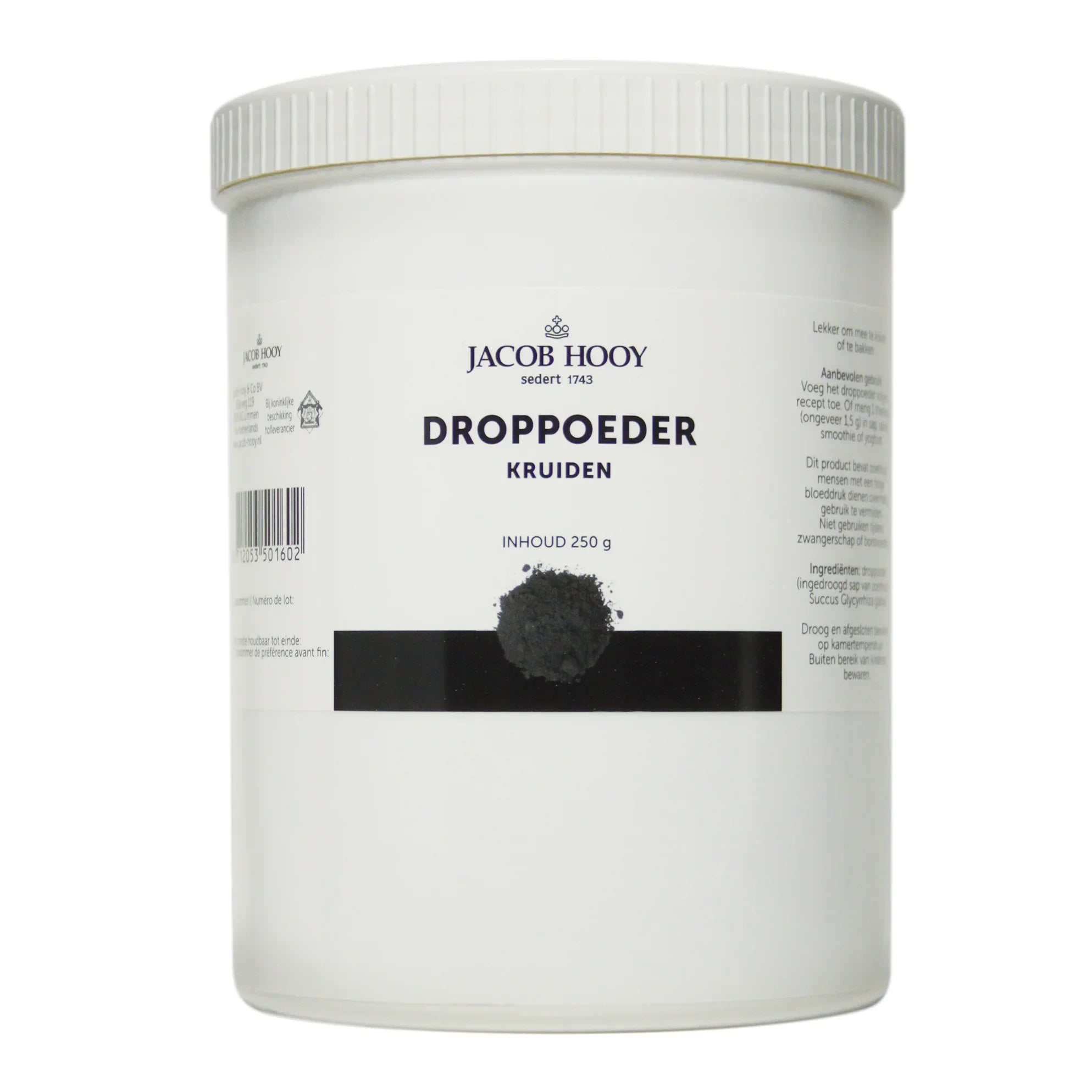 Jacob Hooy Droppoeder pot 250 Gram