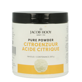 Jacob Hooy Citroenzuur pot 200.00 Gram