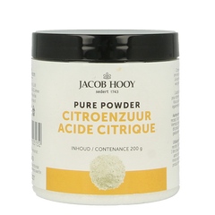 Jacob Hooy Citroenzuur pot 200.00 Gram