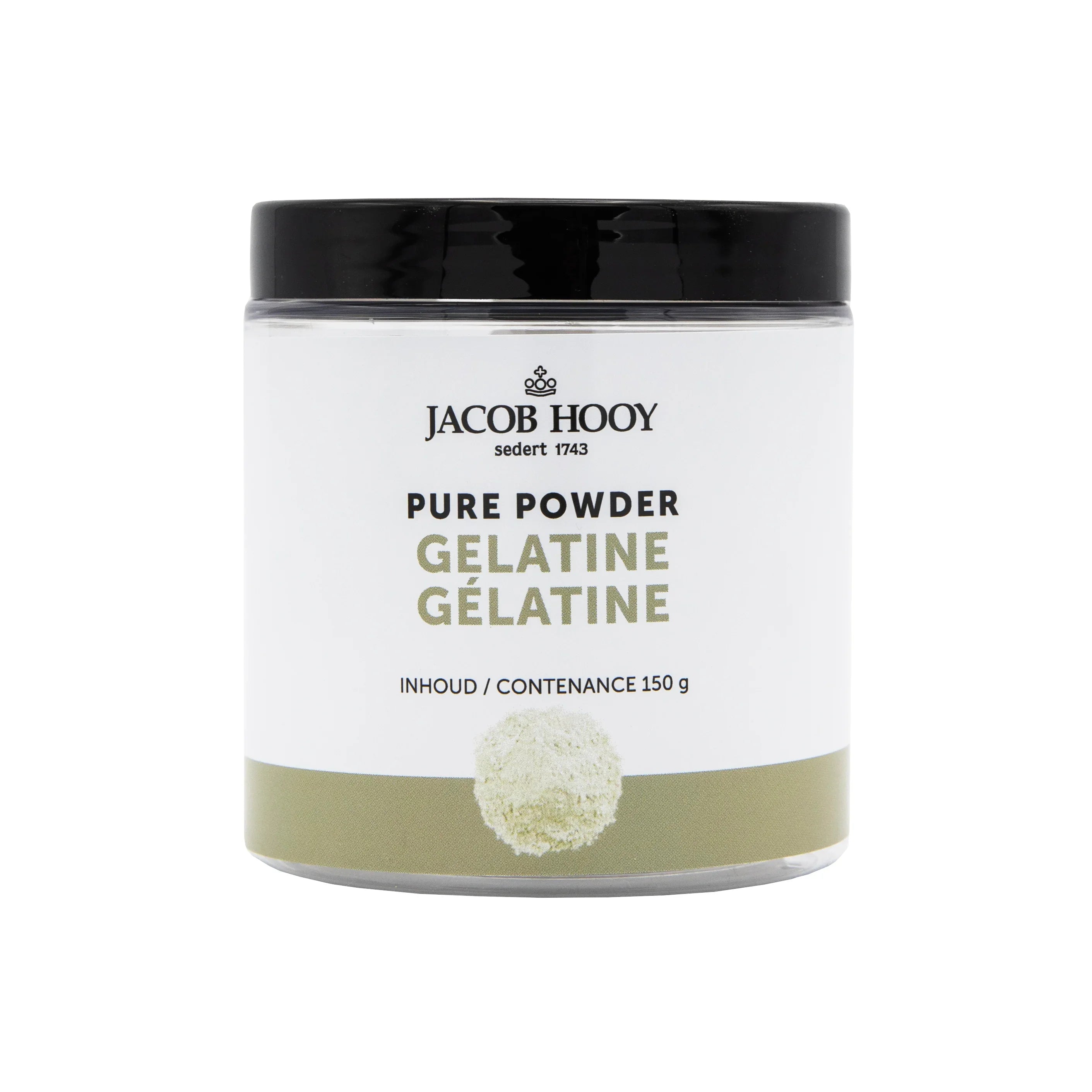 Jacob Hooy Pure Powder gelatine 150 Gram